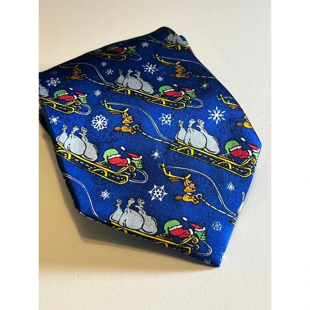 Dr Seuss 1994 Christmas Silk Tie 3.75
